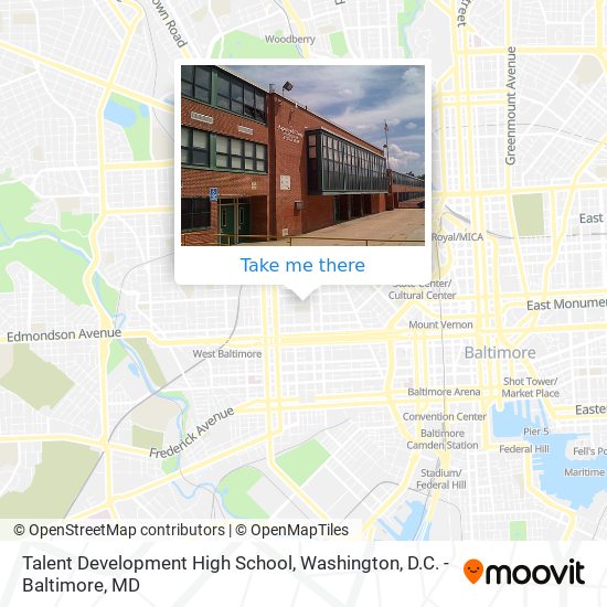 Mapa de Talent Development High School