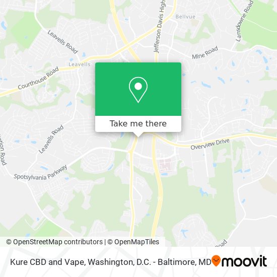Mapa de Kure CBD and Vape