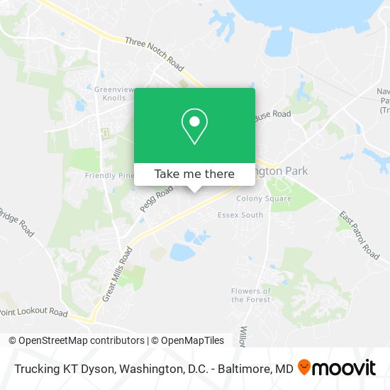 Mapa de Trucking KT Dyson