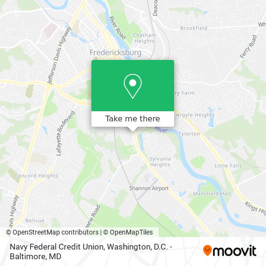 Navy Federal Credit Union map