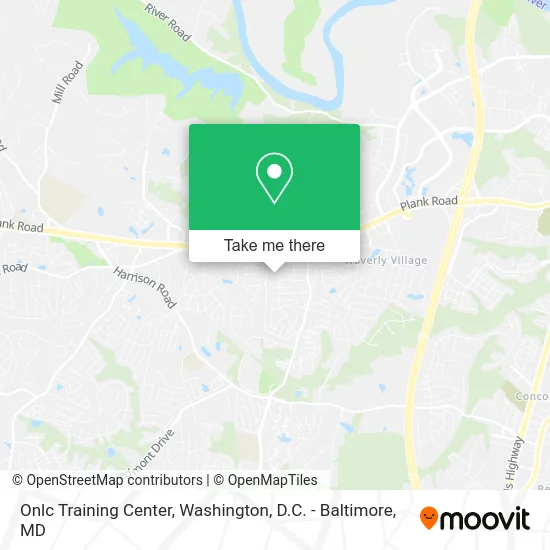 Onlc Training Center map