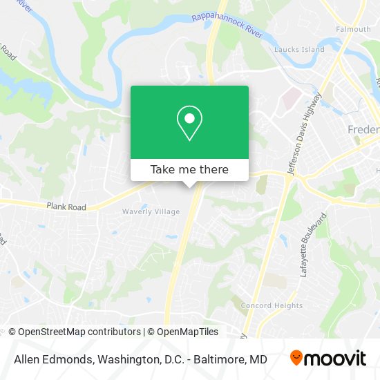 Allen Edmonds map