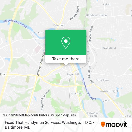 Mapa de Fixed That Handyman Services