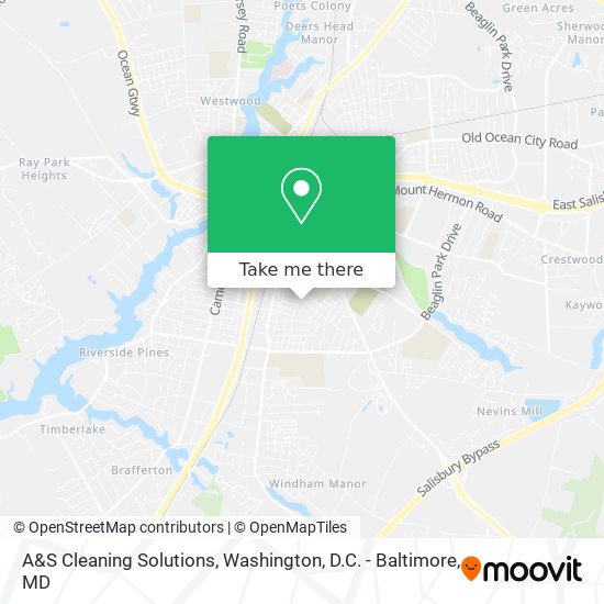 Mapa de A&S Cleaning Solutions