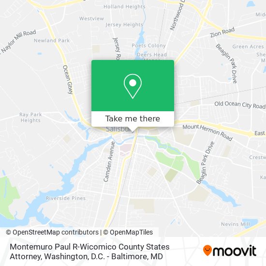 Montemuro Paul R-Wicomico County States Attorney map