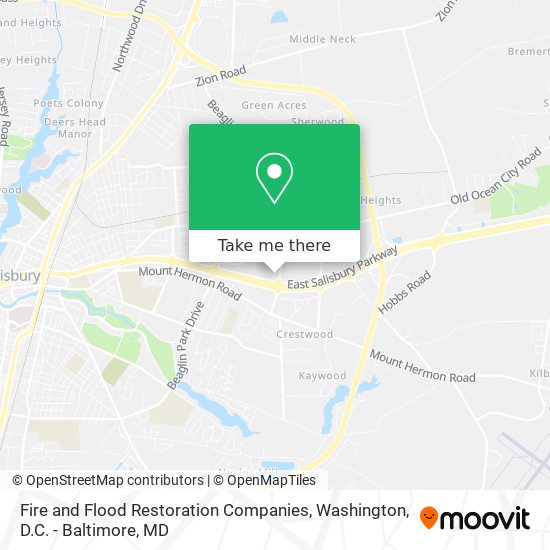 Fire and Flood Restoration Companies map