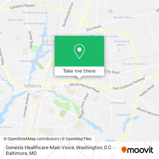 Genesis Healthcare-Main Voice map