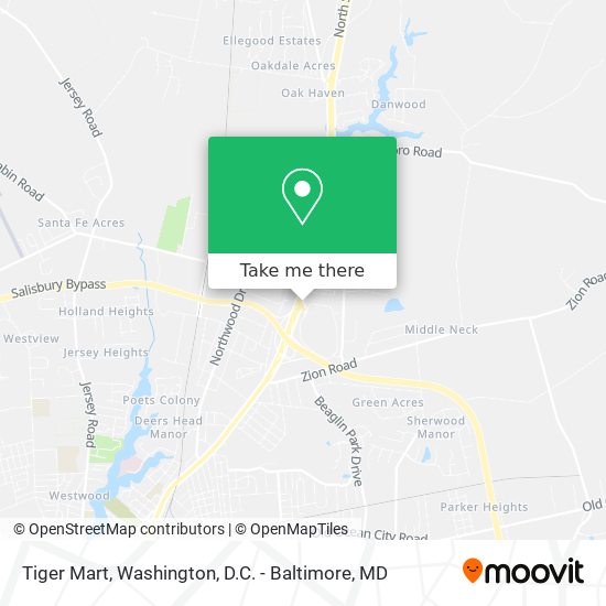 Tiger Mart map