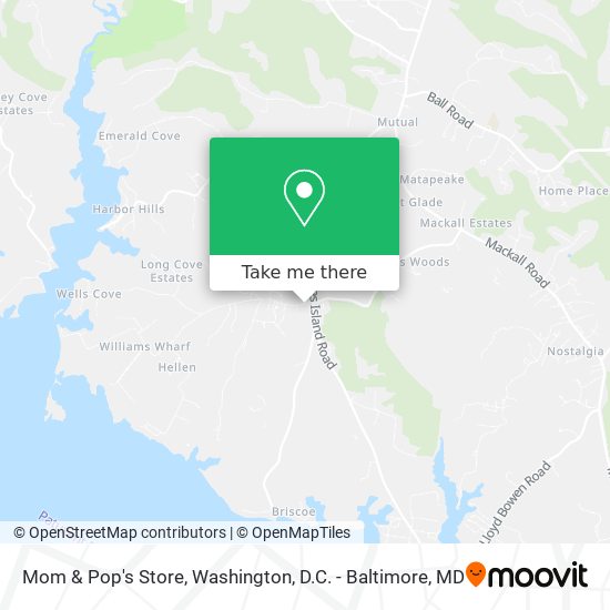 Mapa de Mom & Pop's Store