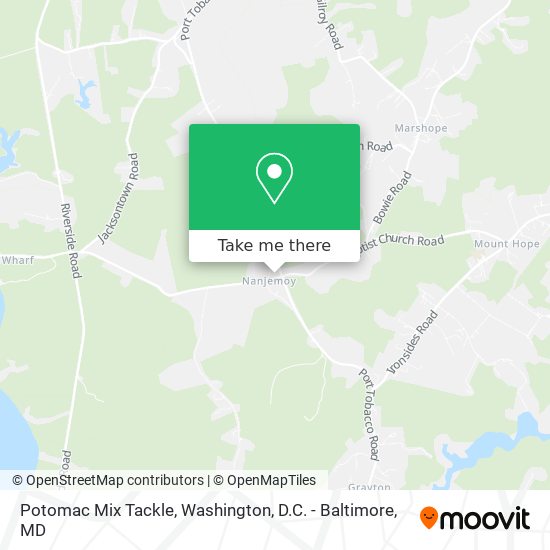 Potomac Mix Tackle map