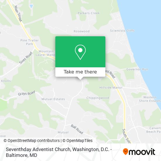 Mapa de Seventhday Adventist Church