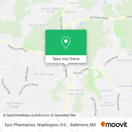 Epic Pharmacies map