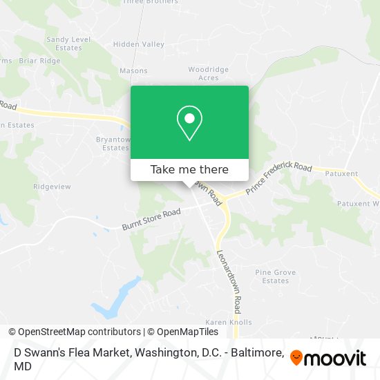 D Swann's Flea Market map