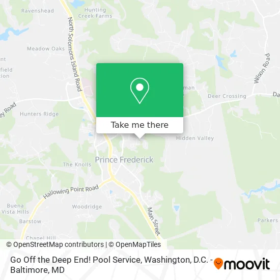 Go Off the Deep End! Pool Service map