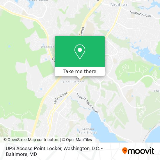 Mapa de UPS Access Point Locker