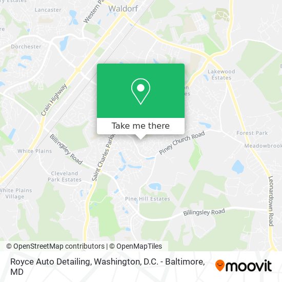 Mapa de Royce Auto Detailing