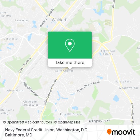 Mapa de Navy Federal Credit Union