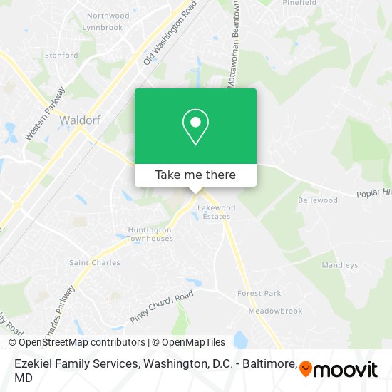 Ezekiel Family Services map