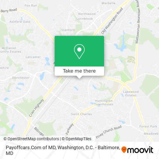 Payoffcars.Com of MD map