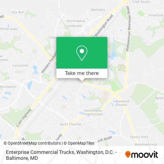 Enterprise Commercial Trucks map