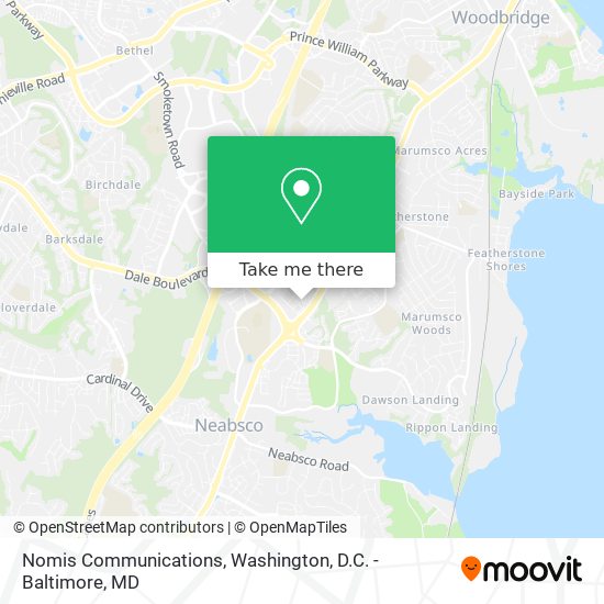 Nomis Communications map