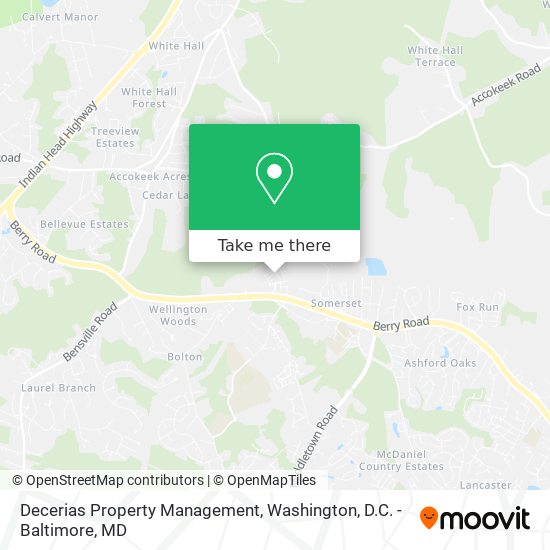 Decerias Property Management map