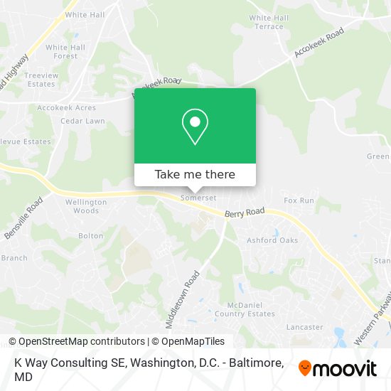 K Way Consulting SE map