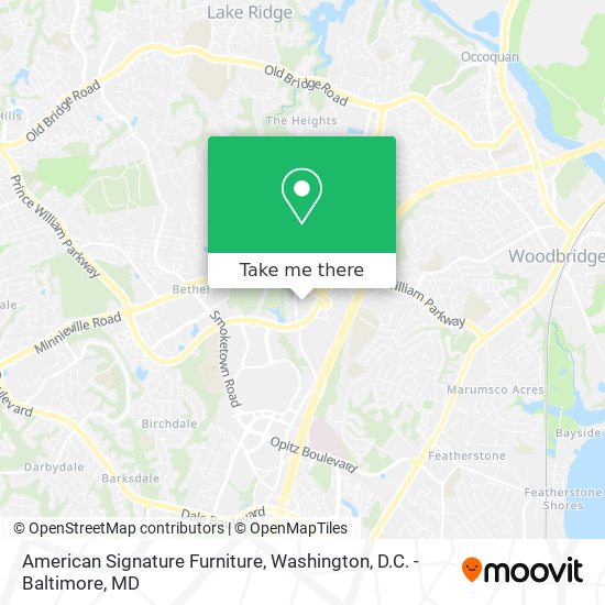 American Signature Furniture map