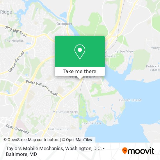 Taylors Mobile Mechanics map