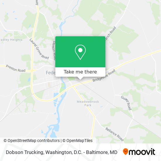 Mapa de Dobson Trucking