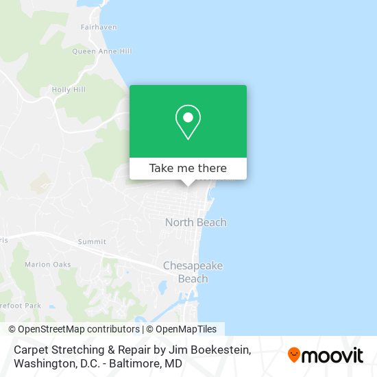 Carpet Stretching & Repair by Jim Boekestein map