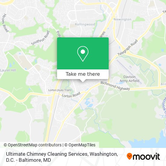 Mapa de Ultimate Chimney Cleaning Services