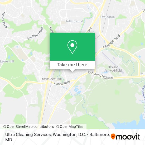 Mapa de Ultra Cleaning Services