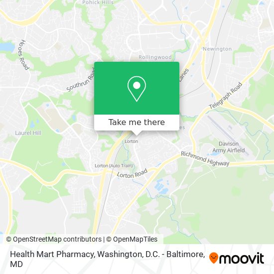 Mapa de Health Mart Pharmacy