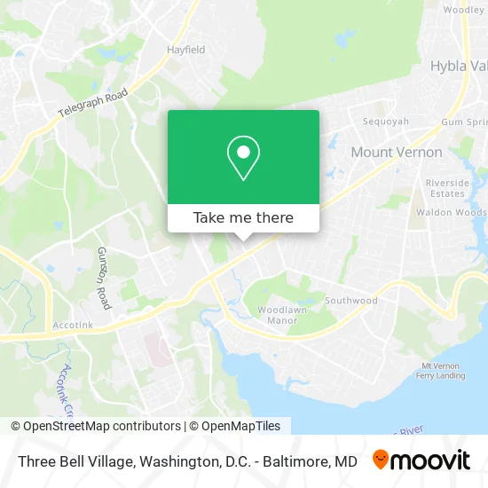 Three Bell Village map