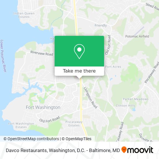 Davco Restaurants map