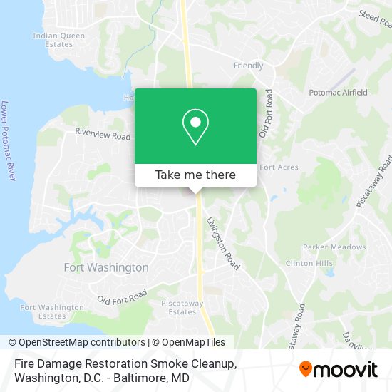 Fire Damage Restoration Smoke Cleanup map