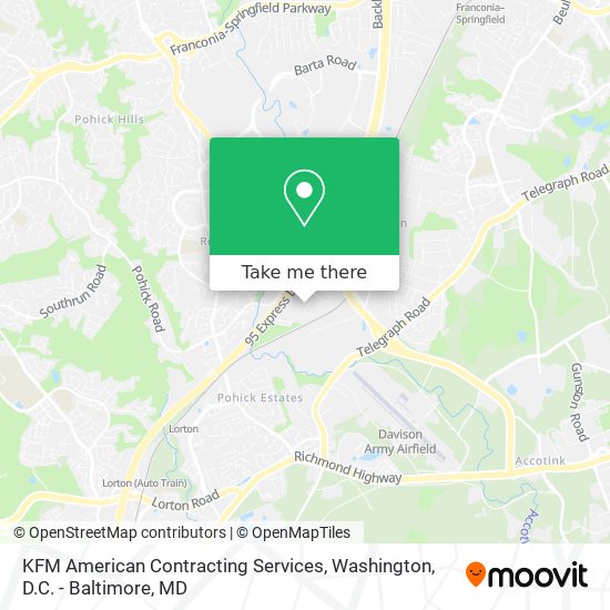 Mapa de KFM American Contracting Services