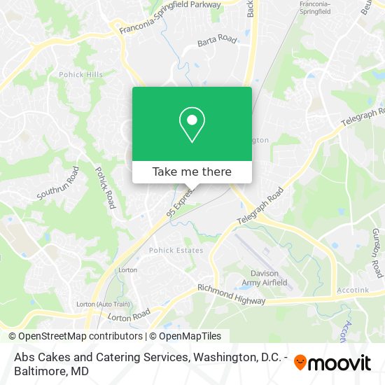 Abs Cakes and Catering Services map