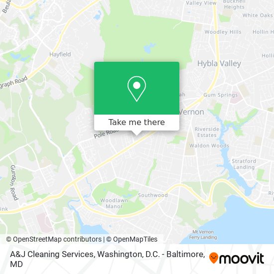 Mapa de A&J Cleaning Services