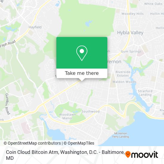 Coin Cloud Bitcoin Atm map