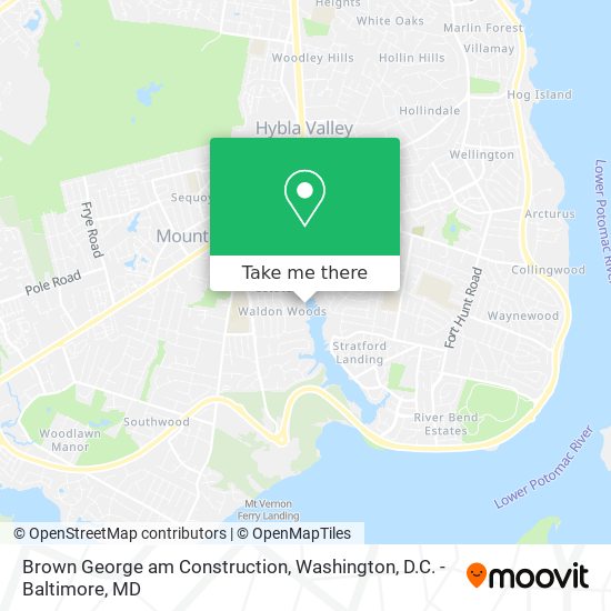 Mapa de Brown George am Construction