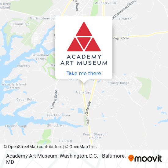 Mapa de Academy Art Museum