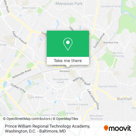 Prince William Regional Technology Academy map