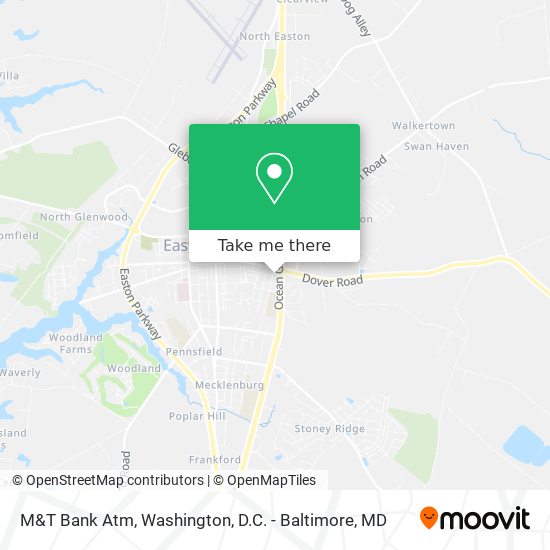 M&T Bank Atm map