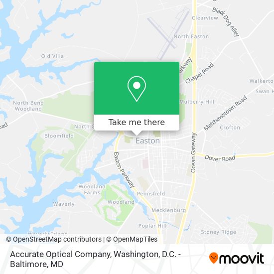 Accurate Optical Company map