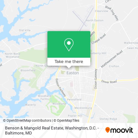 Benson & Mangold Real Estate map