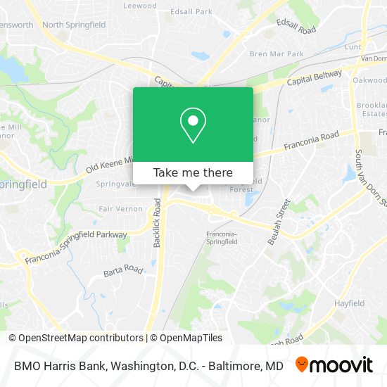 BMO Harris Bank map