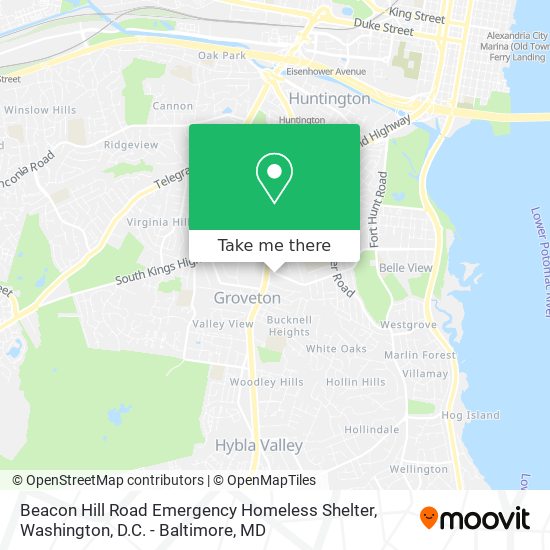 Mapa de Beacon Hill Road Emergency Homeless Shelter