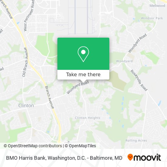 BMO Harris Bank map